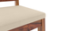 Catria - Martha 4 Seater Dining Table Set (Teak Finish, Wheat Brown) by Urban Ladder