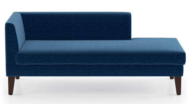 Sigmund Day Bed (Cobalt, Right Aligned) by Urban Ladder