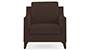 Abbey Sofa (Mocha, Fabric Sofa Material, Regular Sofa Size, Firm Cushion Type, Regular Sofa Type, Individual 1 Seater Sofa Component) by Urban Ladder