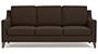 Abbey Sofa (Mocha, Fabric Sofa Material, Regular Sofa Size, Firm Cushion Type, Regular Sofa Type, Individual 3 Seater Sofa Component) by Urban Ladder