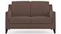 Abbey Sofa (Fabric Sofa Material, Regular Sofa Size, Firm Cushion Type, Regular Sofa Type, Individual 2 Seater Sofa Component, Daschund Brown) by Urban Ladder