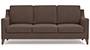Abbey Sofa (Fabric Sofa Material, Regular Sofa Size, Firm Cushion Type, Regular Sofa Type, Individual 3 Seater Sofa Component, Daschund Brown) by Urban Ladder