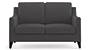 Abbey Sofa (Smoke, Fabric Sofa Material, Regular Sofa Size, Firm Cushion Type, Regular Sofa Type, Individual 2 Seater Sofa Component) by Urban Ladder