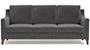 Abbey Sofa (Smoke, Fabric Sofa Material, Regular Sofa Size, Firm Cushion Type, Regular Sofa Type, Individual 3 Seater Sofa Component) by Urban Ladder