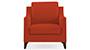 Abbey Sofa (Lava, Fabric Sofa Material, Regular Sofa Size, Firm Cushion Type, Regular Sofa Type, Individual 1 Seater Sofa Component) by Urban Ladder