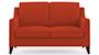 Abbey Sofa (Lava, Fabric Sofa Material, Regular Sofa Size, Firm Cushion Type, Regular Sofa Type, Individual 2 Seater Sofa Component) by Urban Ladder