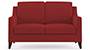 Abbey Sofa (Fabric Sofa Material, Regular Sofa Size, Firm Cushion Type, Regular Sofa Type, Individual 2 Seater Sofa Component, Salsa Red) by Urban Ladder