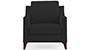 Abbey Sofa (Fabric Sofa Material, Regular Sofa Size, Firm Cushion Type, Regular Sofa Type, Individual 1 Seater Sofa Component, Graphite Grey) by Urban Ladder