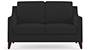 Abbey Sofa (Fabric Sofa Material, Regular Sofa Size, Firm Cushion Type, Regular Sofa Type, Individual 2 Seater Sofa Component, Graphite Grey) by Urban Ladder