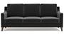 Abbey Sofa (Fabric Sofa Material, Regular Sofa Size, Firm Cushion Type, Regular Sofa Type, Individual 3 Seater Sofa Component, Pebble Grey) by Urban Ladder