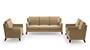 Abbey Sofa (Fabric Sofa Material, Regular Sofa Size, Firm Cushion Type, Regular Sofa Type, Master Sofa Component, Tuscan Tan Velvet) by Urban Ladder