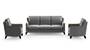 Abbey Sofa (Steel, Fabric Sofa Material, Regular Sofa Size, Soft Cushion Type, Regular Sofa Type, Master Sofa Component) by Urban Ladder