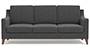 Abbey Sofa (Steel, Fabric Sofa Material, Regular Sofa Size, Soft Cushion Type, Regular Sofa Type, Individual 3 Seater Sofa Component) by Urban Ladder