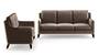 Abbey Sofa (Mocha, Fabric Sofa Material, Regular Sofa Size, Soft Cushion Type, Regular Sofa Type, Master Sofa Component) by Urban Ladder
