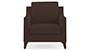 Abbey Sofa (Mocha, Fabric Sofa Material, Regular Sofa Size, Soft Cushion Type, Regular Sofa Type, Individual 1 Seater Sofa Component) by Urban Ladder