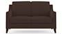 Abbey Sofa (Mocha, Fabric Sofa Material, Regular Sofa Size, Soft Cushion Type, Regular Sofa Type, Individual 2 Seater Sofa Component) by Urban Ladder