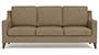 Abbey Sofa (Dune, Fabric Sofa Material, Regular Sofa Size, Soft Cushion Type, Regular Sofa Type, Individual 3 Seater Sofa Component) by Urban Ladder