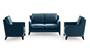 Abbey Sofa (Cobalt, Fabric Sofa Material, Regular Sofa Size, Soft Cushion Type, Regular Sofa Type, Master Sofa Component) by Urban Ladder