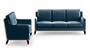 Abbey Sofa (Cobalt, Fabric Sofa Material, Regular Sofa Size, Soft Cushion Type, Regular Sofa Type, Master Sofa Component) by Urban Ladder