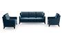 Abbey Sofa (Cobalt, Fabric Sofa Material, Regular Sofa Size, Soft Cushion Type, Regular Sofa Type, Master Sofa Component) by Urban Ladder