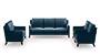 Abbey Sofa (Cobalt, Fabric Sofa Material, Regular Sofa Size, Soft Cushion Type, Regular Sofa Type, Master Sofa Component) by Urban Ladder