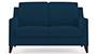 Abbey Sofa (Cobalt, Fabric Sofa Material, Regular Sofa Size, Soft Cushion Type, Regular Sofa Type, Individual 2 Seater Sofa Component) by Urban Ladder