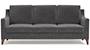Abbey Sofa (Smoke, Fabric Sofa Material, Regular Sofa Size, Soft Cushion Type, Regular Sofa Type, Individual 3 Seater Sofa Component) by Urban Ladder