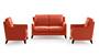 Abbey Sofa (Lava, Fabric Sofa Material, Regular Sofa Size, Soft Cushion Type, Regular Sofa Type, Master Sofa Component) by Urban Ladder
