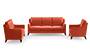 Abbey Sofa (Lava, Fabric Sofa Material, Regular Sofa Size, Soft Cushion Type, Regular Sofa Type, Master Sofa Component) by Urban Ladder