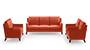 Abbey Sofa (Lava, Fabric Sofa Material, Regular Sofa Size, Soft Cushion Type, Regular Sofa Type, Master Sofa Component) by Urban Ladder