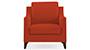 Abbey Sofa (Lava, Fabric Sofa Material, Regular Sofa Size, Soft Cushion Type, Regular Sofa Type, Individual 1 Seater Sofa Component) by Urban Ladder
