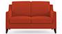 Abbey Sofa (Lava, Fabric Sofa Material, Regular Sofa Size, Soft Cushion Type, Regular Sofa Type, Individual 2 Seater Sofa Component) by Urban Ladder