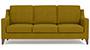 Abbey Sofa (Olive, Fabric Sofa Material, Regular Sofa Size, Soft Cushion Type, Regular Sofa Type, Individual 3 Seater Sofa Component) by Urban Ladder