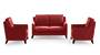 Abbey Sofa (Fabric Sofa Material, Regular Sofa Size, Soft Cushion Type, Regular Sofa Type, Master Sofa Component, Salsa Red) by Urban Ladder