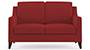 Abbey Sofa (Fabric Sofa Material, Regular Sofa Size, Soft Cushion Type, Regular Sofa Type, Individual 2 Seater Sofa Component, Salsa Red) by Urban Ladder