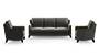 Abbey Sofa (Fabric Sofa Material, Regular Sofa Size, Soft Cushion Type, Regular Sofa Type, Master Sofa Component, Graphite Grey) by Urban Ladder