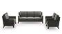 Abbey Sofa (Fabric Sofa Material, Regular Sofa Size, Soft Cushion Type, Regular Sofa Type, Master Sofa Component, Graphite Grey) by Urban Ladder