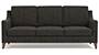 Abbey Sofa (Fabric Sofa Material, Regular Sofa Size, Soft Cushion Type, Regular Sofa Type, Individual 3 Seater Sofa Component, Graphite Grey) by Urban Ladder