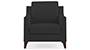 Abbey Sofa (Fabric Sofa Material, Regular Sofa Size, Soft Cushion Type, Regular Sofa Type, Individual 1 Seater Sofa Component, Pebble Grey) by Urban Ladder