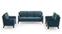 Abbey Sofa (Fabric Sofa Material, Regular Sofa Size, Soft Cushion Type, Regular Sofa Type, Master Sofa Component, Colonial Blue) by Urban Ladder