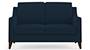 Abbey Sofa (Fabric Sofa Material, Regular Sofa Size, Soft Cushion Type, Regular Sofa Type, Individual 2 Seater Sofa Component, Sea Port Blue Velvet) by Urban Ladder