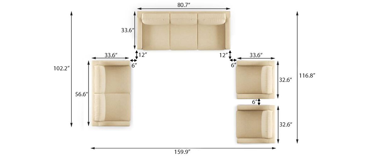Abbey Sofa Urban Ladder