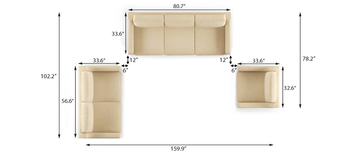 Abbey Sofa Urban Ladder