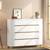 Oslo chest of 8 white lp1