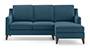 Abbey Sofa (Fabric Sofa Material, Regular Sofa Size, Soft Cushion Type, Sectional Sofa Type, Sectional Master Sofa Component, Colonial Blue) by Urban Ladder