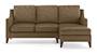 Abbey Sofa (Dune, Fabric Sofa Material, Regular Sofa Size, Soft Cushion Type, Sectional Sofa Type, Sectional Master Sofa Component) by Urban Ladder