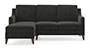 Abbey Sofa (Fabric Sofa Material, Regular Sofa Size, Soft Cushion Type, Sectional Sofa Type, Sectional Master Sofa Component, Graphite Grey) by Urban Ladder