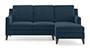 Abbey Sofa (Indigo Blue, Fabric Sofa Material, Regular Sofa Size, Soft Cushion Type, Sectional Sofa Type, Sectional Master Sofa Component) by Urban Ladder