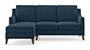 Abbey Sofa (Indigo Blue, Fabric Sofa Material, Regular Sofa Size, Soft Cushion Type, Sectional Sofa Type, Sectional Master Sofa Component) by Urban Ladder