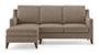 Abbey Sofa (Mist, Fabric Sofa Material, Regular Sofa Size, Soft Cushion Type, Sectional Sofa Type, Sectional Master Sofa Component) by Urban Ladder